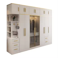 Placard Pliable En Bois Plastique De Bar Vetement Cuisine Rangement Chambre Armoire Pour Vêtements Or