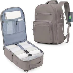 Sac à dos antivol pour ordinateur portable pour femmes, sac à dos décontracté pour le travail et les voyages, fermeture à glissière - Product Image 6