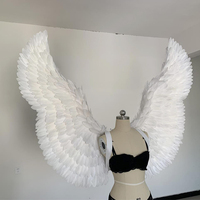 Benutzer definierte Erwachsene große weiße Feder Engels flügel geeignet für Cosplay Stage Performance Party Dekoration und Fotografie Requisiten