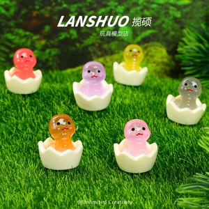 Mini muñeco de serpiente de resina plástica suave para manualidades, set de joyería DIY para adorno de coche y colgante decorativo - Product Image 5