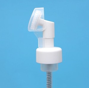 42/410 42mm Kunststoff Shampoo <span class=keywords><strong>Pump</strong></span> Sprayer Kunststoff Bürste Schaum Lotion Pumpe weiße Bürste Schaum pumpe - Product Image 1