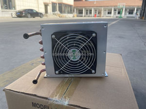 Condenseur refroidi <span class=keywords><strong>par</strong></span> air personnalisable avec tube en cuivre et ailettes en aluminium pour la réfrigération et la <span class=keywords><strong>condensation</strong></span> des réfrigérateurs - Product Image 2