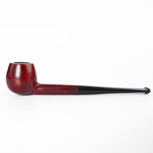 MUXIANG Pipe à fumer droite en bois Bruyère de pomme rouge avec technique de laque Tampon acceptable Logo - Product Image 2