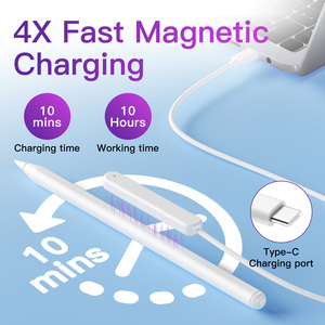 Lápiz Óptico de Plástico Wisoneng para iPad Pro 11/12.9, Carga Magnética, Indicador de Batería en Tiempo Real, Rechazo de Palma, Inclinación - Product Image 2