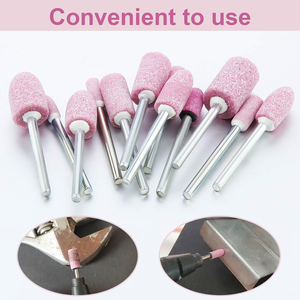 YouQi tête <span class=keywords><strong>de</strong></span> polissage en pierre montée abrasive meule meule mèches <span class=keywords><strong>de</strong></span> <span class=keywords><strong>ponçage</strong></span> tige <span class=keywords><strong>de</strong></span> 3mm <span class=keywords><strong>pour</strong></span> accessoires d'outils électriques rotatifs - Product Image 4