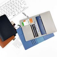 Ensemble de porte-passeport et porte-cartes de crédit en cuir PU de luxe de haute qualité avec logo personnalisé et design multifonctionnel