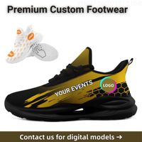 Chaussures de course pour hommes avec logo personnalisé, doublure en mesh respirant, pour le sport et la marche décontractée, baskets pour activités de plein air