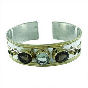 925 Sterling <b>Silver</b> Multi-Gemstone Women's Classic Religious Unisex <b>Adjustable</b> Size All Occasions Wedding Party Engagement Gift - Product Image 1