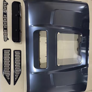 Couvre-capot de voiture de haute qualité pour Jeep Wrangler JK 2007-2017 Accessoires Pièces tout-terrain Acier 4x4 Protection de capot de moteur Capot Bodykit - Product Image 2