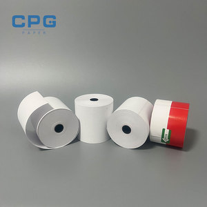 Papel para Recibos de Cajero Automático/TPV Personalizado por el Fabricante, 80x80mm 57x40mm, Sin BPA, 55gsm, Papel para Caja Registradora de Supermercado - Product Image 1