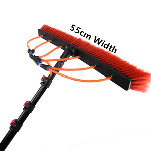 Brosse de nettoyage de panneaux solaires <span class=keywords><strong>pour</strong></span> <span class=keywords><strong>vitres</strong></span> de fenêtres, <span class=keywords><strong>perche</strong></span> télescopique de 3,6 m/5,4 m/7,2 m/9 m/10,8 m - Product Image 1