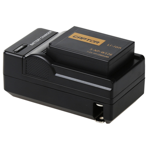 เครื่องชาร์จแบตเตอรี่กล้องแบบจอ LCD ช่องเสียบ USB คู่ รุ่น NP W126S สำหรับ Fujifilm X100V <span class=keywords><strong>X</strong></span> <span class=keywords><strong>T30</strong></span> <span class=keywords><strong>II</strong></span> - Product Image 3
