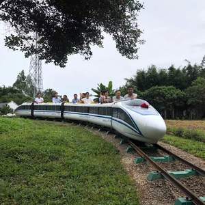 Tren Turístico Eléctrico para Parques de Diversiones, Centros Comerciales, Funciona con Batería, Construcción de Aluminio, Capacidad de 500 kg, Diversión para Todos - Product Image 1