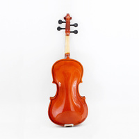 Violin for Beginners Kids & Adults Full Size Fiddle With Bow Rosin Carrying Case Solid Wood Instrument Violino