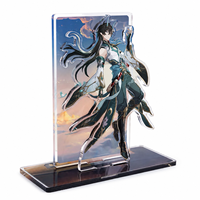 Support en acrylique personnalisé pour anime avec impression UV et découpe CNC/laser pour présentoir de personnages de dessins animés, collectionneurs et cadeaux