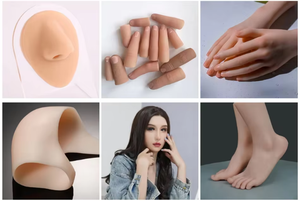 Ultra weiches flüssiges Silikon (Shore 00-20) für Silikon puppen-Haut ähnliche Textur, Dehnung, blasen frei - Product Image 2