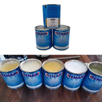 Xxt100 TENAX Adhésif époxy bicomposant pour marbre 2KG Colle de réparation pour pierre Durcissement en 15 minutes Résistant au jaunissement Pâte colorante Teintant