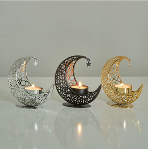 Décoration de l'Aïd DAMAI, ornement en forme de lune, décoration élégante pour les célébrations musulmanes, centre de table festif du Ramadan - Product Image 4