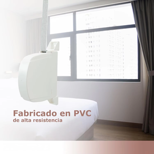 <span class=keywords><strong>Persiana</strong></span> enrollable plegable para exteriores con <span class=keywords><strong>cinta</strong></span> <span class=keywords><strong>de</strong></span> PVC para fijación en pared/marco <span class=keywords><strong>de</strong></span> ventana, sistema universal (<span class=keywords><strong>cinta</strong></span> blanca <span class=keywords><strong>de</strong></span> 18 mm) - Product Image 6