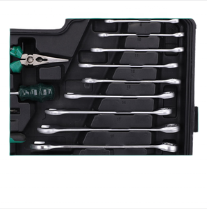 Ensemble d'outils de quincaillerie de 131 pièces, boîte à outils multifonctionnelle en acier forgé, pour la réparation à domicile, le travail du bois, l'électricité, la mécanique - Product Image 4