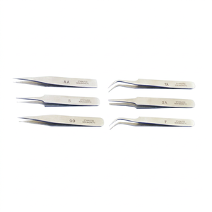 SUNTOOLS/STIPL แหนบสแตนเลสสีน้ำเงินขนาด 300 มม. ด้ามจับสีขาว รุ่น 570/MINI เครื่องมือทำเครื่องประดับ - Product Image 1