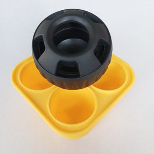 New Pet Interactive Hundes pielzeug Kauen Hund behandeln Ball Spielzeug Futter Tablett Silikon Leckage Easy Clean Gummi Hund lecken therapeut isches Spielzeug - Product Image 1