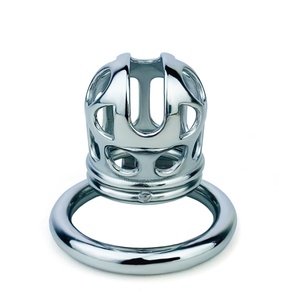Dispositivo de Castidad Masculino Largo FRRK, Jaula para Pene, Control Corporal, Anillos Metálicos para Pene con Ranura de Bloqueo, Juguetes Sexuales Fetiche con Bloqueo para Hombres - Product Image 2