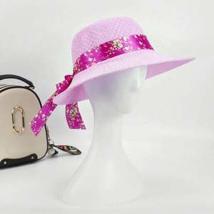 Chapeau Bob en Paille de Lin pour Femmes, Vente en Gros Directe Usine Chine, Idéal pour Filles/Dames, Activités de Plein Air, Pêche, Voyage, Ski, Affaires - Product Image 6