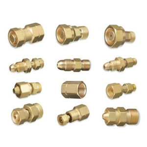Brass Cylinder to Regulator Adapter for ACetylene Essential <b>Welding</b> <b>Equipment</b> - Product Image 1