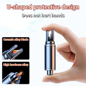 Marteau de sécurité porte-clés brise-vitre de voiture, outil d'évacuation d'urgence, coupe-ceinture de sécurité automobile, brise-verre, coupe-ceinture - Product Image 5