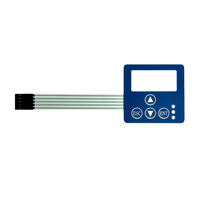 Panel de Teclado de Membrana con Teclas Táctiles Electrónicas Inteligentes, Botones en Relieve, con Membrana Flexible y Teclado de Cúpula Metálica