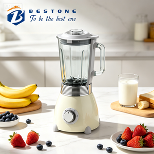 Licuadora para Batidos y Smoothies de Uso Doméstico, Jarra de Vidrio de 1.5L, 500W, EK1, Cuerpo de Acero Inoxidable, Función de Pulso, con Interruptor de Seguridad - Product Image 3