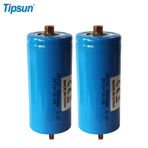 Tipsun 32650 lifepo4 3.2v 6ah lityum pil hücresi şarj edilebilir güneş enerjisi depolama sistemleri