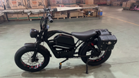 Vélo de Montagne Électrique Neuf de Haute Qualité, Prix Usine, Moteur Central 48V 500W-750W, Pneus Larges 20'', Porte-Bagages Arrière, Livraison Rapide