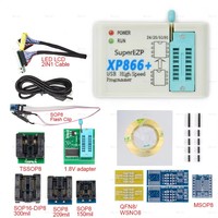 Programador USB SPI XP866, Juego Completo + 15 Adaptadores Sop8/16, Compatible con 24 25 93 95 EEPROM Flash Bios Minipro