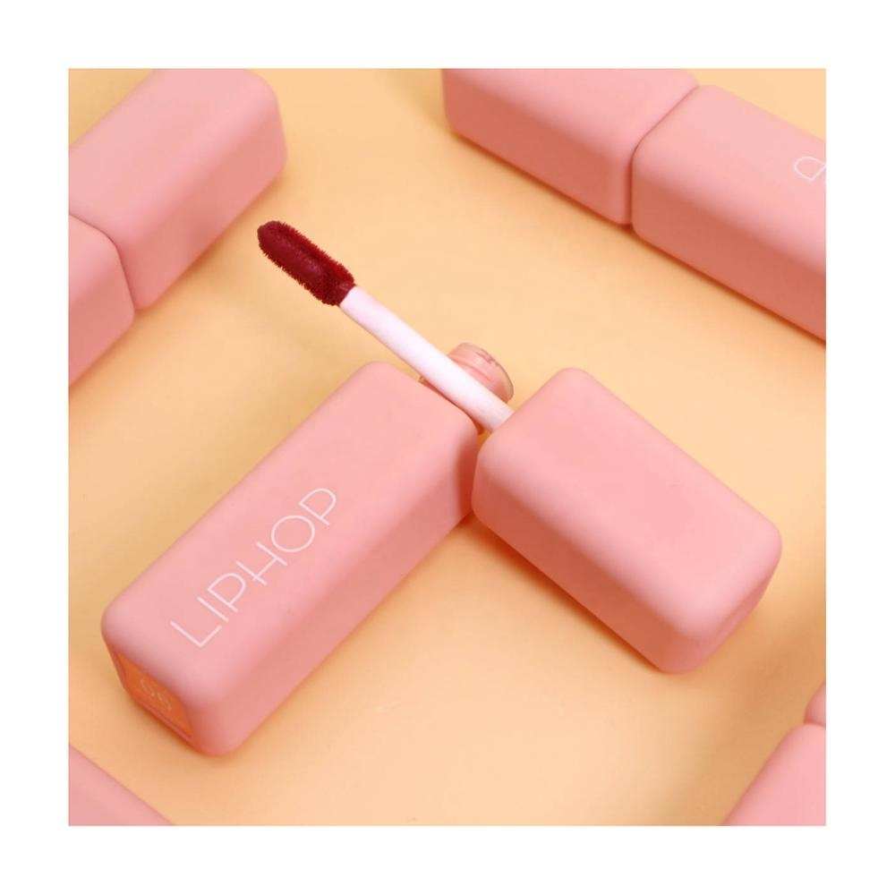 Venta al por mayor de Navidad mate terciopelo impermeable Rosa cremosa no-pegajoso de pigmento rico brillo de labios