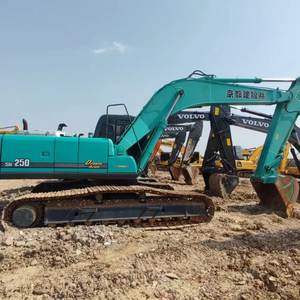 High-Performance Used Kobelco SK250 Medium Excavator - Energy-Saving Engine for Bulk Earthmoving Work - Product Image 2