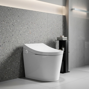 <span class=keywords><strong>WC</strong></span> intelligent allongé certifié NMD CUPC ETL, norme américaine 110V, avec ouverture automatique du couvercle, chasse d'eau automatique, bidet intelligent, personnalisable OEM - Product Image 1