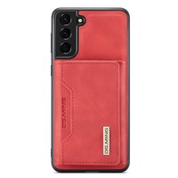 DG. MING 2 in 1 Dompet Magnetik Casing Ponsel Tempat Kartu Kulit PU Casing Ponsel untuk Samsung Galaxy S25 S24 S23 S22 ultra 5G