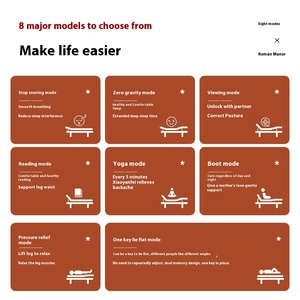 <span class=keywords><strong>Letto</strong></span> <span class=keywords><strong>Matrimoniale</strong></span> Regolabile con App Mobile, Arredamento Camera da <span class=keywords><strong>Letto</strong></span>, Testiera e Pediera Inclinabili, <span class=keywords><strong>Letto</strong></span> Smart - Product Image 2