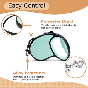 Großhandel Custom Logo Luxus Hunde halsbänder & einziehbare Leinen-Premium Seil halsbänder Auto Lock Lead Straps, OEM/ODM - Product Image 5