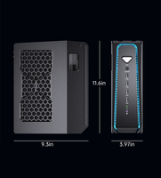 Mini PC de jeu refroidi par eau Intel Core i7 14700KF i9 14900KF RTX 4060/4060TI 8G Max 96 Go 2*DDR5 NVME SSD WIFI6E Ordinateur de jeu