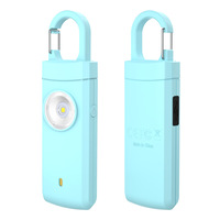 130dB LED lampe de poche stroboscopique dispositif de sécurité d'urgence auto-défense son sûr alarme personnelle porte-clés porte-clés pour femmes enfants El