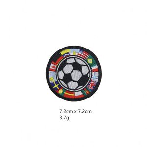 Wholesale Custom Fashion Sports Applique Embroidered Iron on Ball Patch for Sport Clothing <b>Hat</b> <b>Bag</b> Decoration - Product Image 5