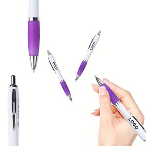 Colorful Plastic <b>Ballpoint</b> <b>Pen</b> Black Ink <b>Pens</b> With Custom Logo for Office&School - Product Image 3
