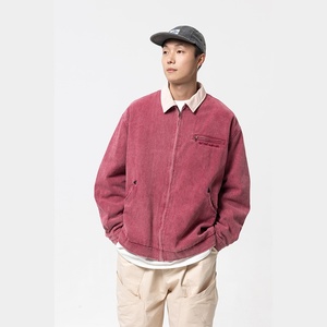 Chaqueta vaquera de primavera para hombre, estilo Retro Vintage, ropa de trabajo desgastada lavada japonesa americana, solapa, aspecto Vintage de moda - Product Image 3