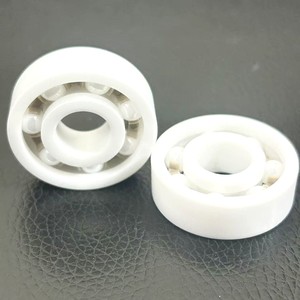ลูกปืนเม็ดกลมร่องลึกขนาดเล็ก รุ่น Low Noise White 608ZZ P4 ZrO2 เหมาะสำหรับสเก็ตบอร์ดและเครื่อง CNC - Product Image 4