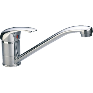 Mezclador de fregadero de una sola palanca UNIVERSO con herramienta de torneado cromado con caño giratorio - Product Image 2