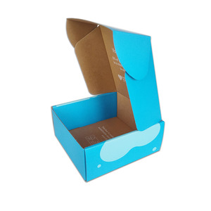 Logotipo personalizado, paquete plano, corrugado, troquelado, correo, cajas de envío, papel Kraft, embalaje Kraft plegable, grabado en relieve, laminación mate - Product Image 3