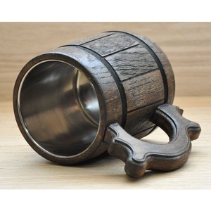 Premium Quality Wooden Mug Handmade Natural Wood <b>Cup</b> for Hot and <b>Cold</b> Drinks Kitchenware Available For Sale - Product Image 2